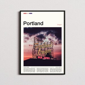 Portland Print, Portland Poster, Portland Wall Art, Oregon Art Print, Portland Photo