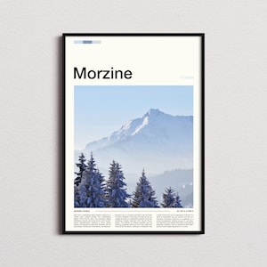 Morzine Print, Morzine Poster, Morzine Wall Art, France Art Print, Morzine Photo, Ski Resort Print, Skiing Prints