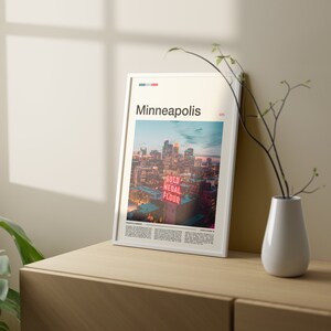 Minneapolis Print, Minneapolis Poster, Minneapolis Wall Art, Minnesota Art Print, Minneapolis Photo image 5