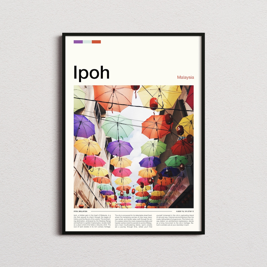 Ipoh Print Ipoh Poster Ipoh Wall Art Malaysia Art Print - Etsy