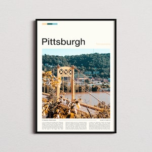 Pittsburgh Print, Pittsburgh Poster, Pittsburgh Wall Art, Pennsylvania Art Print, Pittsburgh Photo