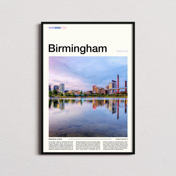 Birmingham Alabama Prints Etsy