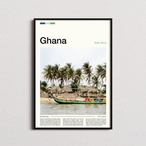 Ghana Print, Ghana Poster, Ghana Wall Art, Ghana Art Print, Ghana Photo, Travel Poster, Traveler Christmas Gift