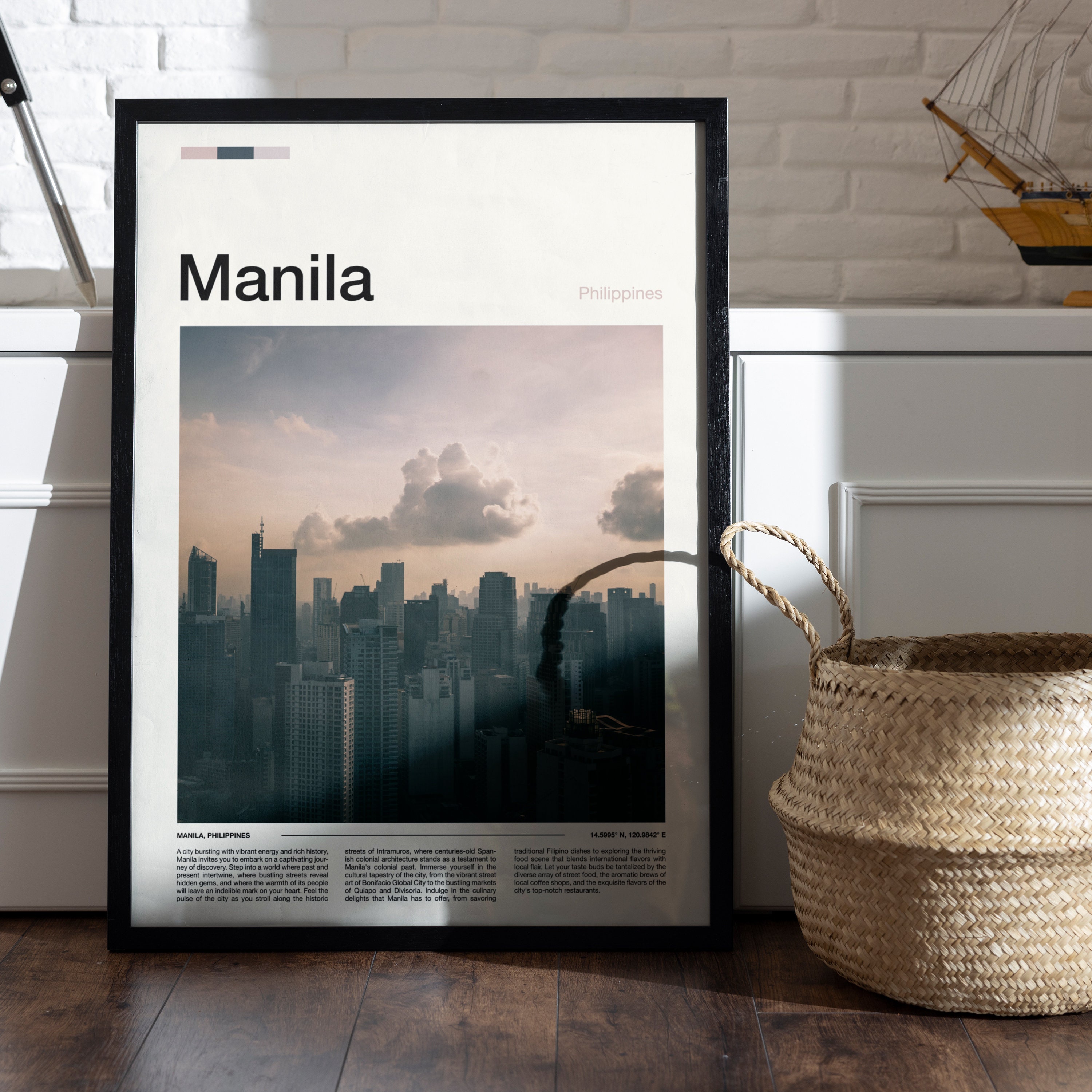 Manila Print Manila Poster Manila Wall Art Philippines Art Etsy