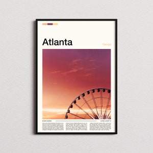 Atlanta Print, Atlanta Poster, Atlanta Wall Art, Georgia Art Print, Atlanta Photo