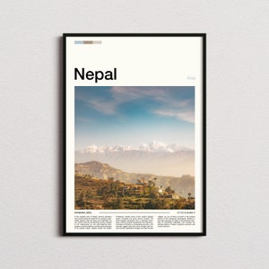 Nepal Print, Nepal Poster, Nepal Wall Art, Nepal Art Print, Nepal Photo