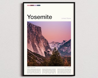 Yosemite National Park Print, Yosemite Poster, Yosemite Wall Art, California Art Print, Yosemite Photo