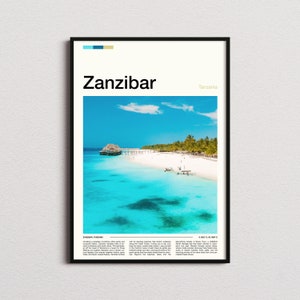 Zanzibar Print, Zanzibar Poster, Zanzibar Wall Art, Tanzania Art Print, Zanzibar Photo
