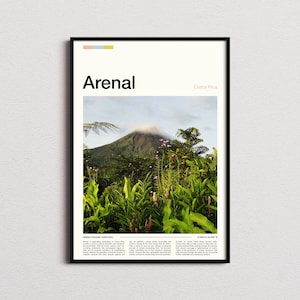 Arenal Volcano Costa Rica Print, Arenal Poster, Arenal Wall Art, Arenal Art Print, Arenal Photo