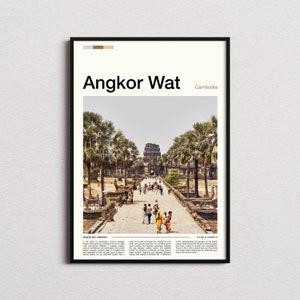 Angkor Wat Print, Angkor Wat Poster, Angkor Wat Wall Art, Cambodia Art Print, Angkor Wat Photo