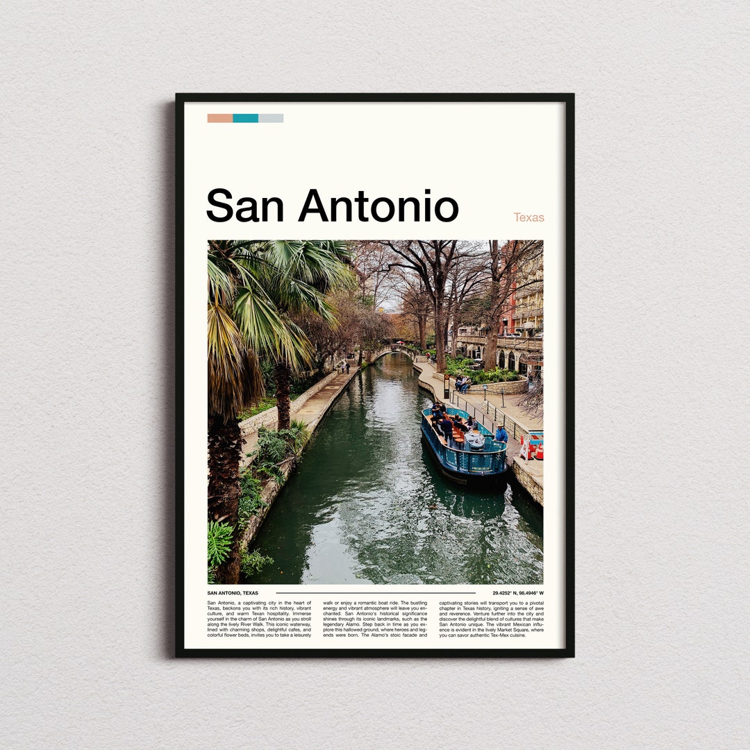 San Antonio Print, San Antonio Poster, San Antonio Wall Art, Texas Art Print, San Antonio Photo ...