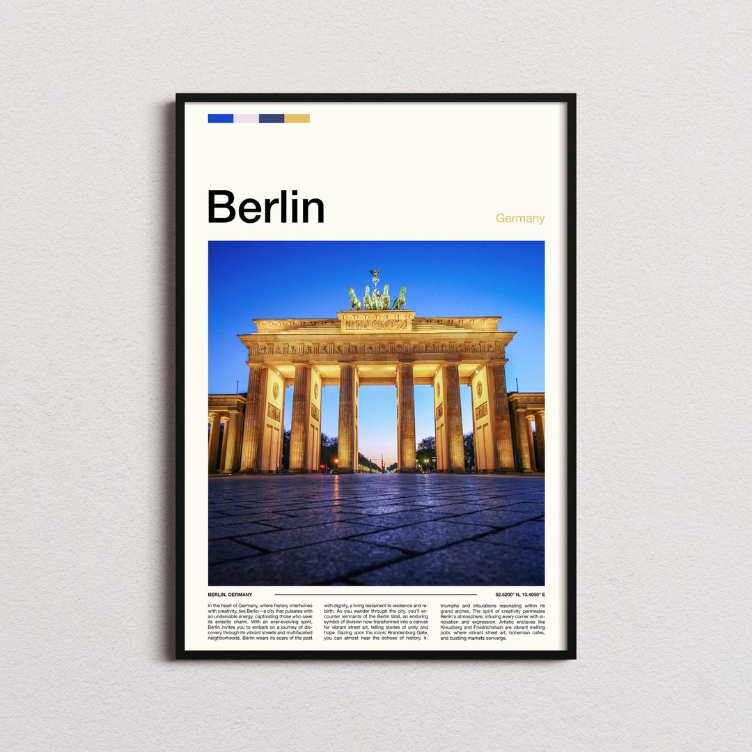 Berlin Print, Berlin Poster, Berlin Wall Art, Germany Art Print, Berlin ...
