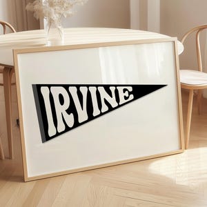 Irvine Print, Irvine Wall Art, Irvine Poster, Irvine Art Print, California Print, California Wall Art