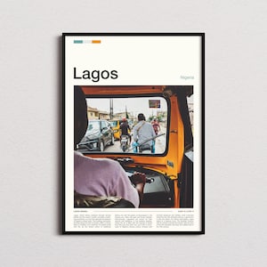 Lagos Print, Lagos Poster, Lagos Wall Art, Nigeria Art Print, Lagos Photo