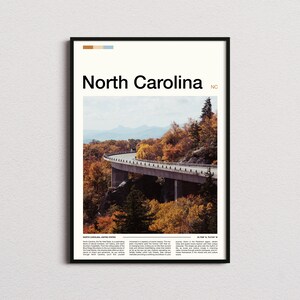 North Carolina Print, North Carolina Poster, North Carolina Wall Art, North Carolina Art Print, North Carolina Photo