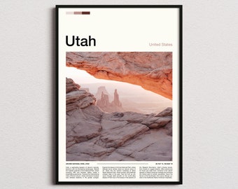 Utah Print, Utah Poster, Utah Wall Art, Utah Art Print, Utah Photo