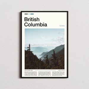 British Columbia Print, British Columbia Poster, Canada Wall Art, British Columbia Art Print, British Columbia Photo, British Columbia Gifts