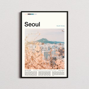 Seoul Print, Seoul Poster, Seoul Wall Art, South Korea Art Print, Seoul Photo