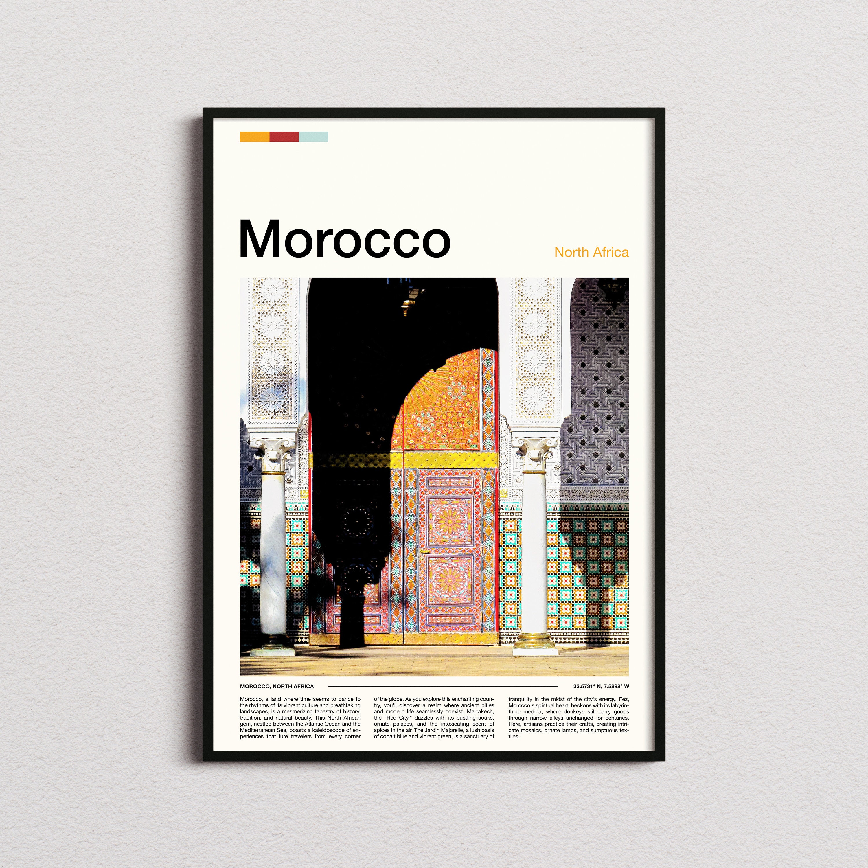 Morocco Print, Morocco Poster, Morocco Wall Art, Morocco Art Print, Morocco Photo, Morocco Gifts