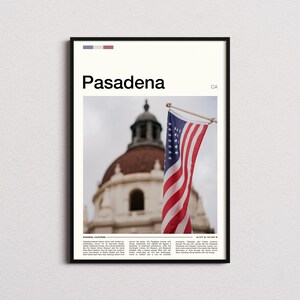 Pasadena Print, Pasadena Poster, Pasadena Wall Art, Pasadena Art Print, Pasadena Photo
