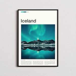 Island Print, Island Poster, Island Wandkunst, Island Kunstdruck, Island Foto