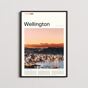 Wellington Print, Wellington Poster, Wellington Wall Art, New Zealand Art Print, Wellington Photo