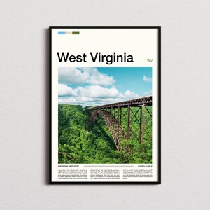 West Virginia Print, West Virginia Poster, West Virginia Wall Art, West Virginia Art Print, West Virginia Photo