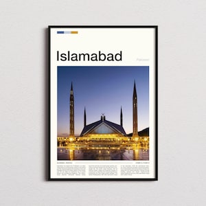 Islamabad Print, Islamabad Poster, Islamabad Wall Art, Islamabad Art Print, Islamabad Photo, Pakistan Print, Pakistan Art