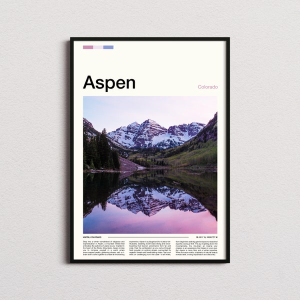 Aspen Wall Art Etsy