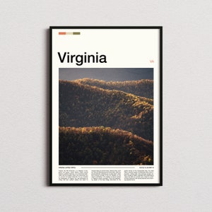 Virginia Print, Virginia Poster, Virginia Wall Art, Virginia Art Print, Virginia Photo