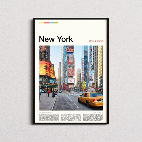 New York print, New York poster, New York kunst aan de muur, NYC Art Print, New York foto