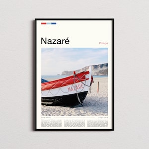 Nazaré Print, Nazaré Poster, Nazaré Wall Art, Portugal Art Print, Nazaré Photo, Big Surf Prints