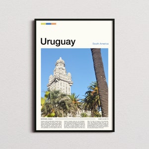 Uruguay Print, Uruguay Poster, Uruguay Wall Art, Uruguay Art Print, Uruguay Photo, Uruguay Travel Gifts, Travel Poster, Traveler Gifts