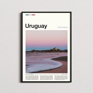 Uruguay Print, Uruguay Poster, Uruguay Wall Art, Uruguay Art Print, Uruguay Photo, Uruguay Travel Gifts, Travel Poster, Traveler Gifts