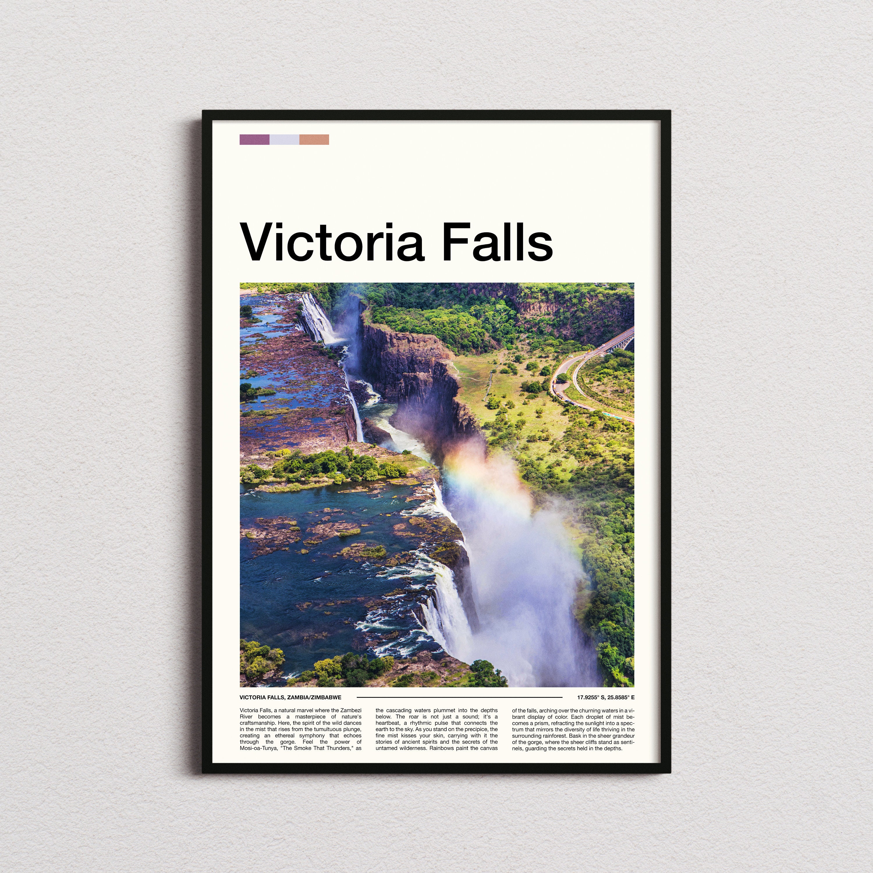 Victoria Falls Print, Victoria Falls Poster, Victoria Falls Wall Art, Victoria Falls Art Print, Victoria Falls Photo, Travel Poster