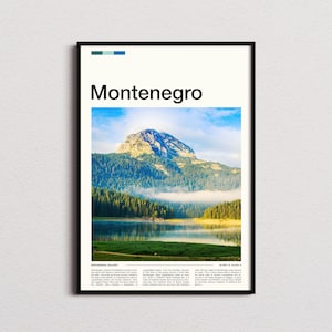 Montenegro Print, Montenegro Poster, Montenegro Wall Art, Montenegro Art Print, Montenegro Gifts, Travel Poster, Traveler Gifts
