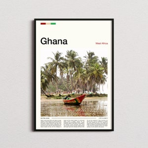 Ghana Print, Ghana Poster, Ghana Wall Art, Ghana Art Print, Ghana Photo, Travel Poster, Traveler Christmas Gift