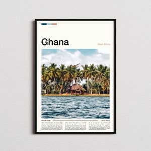 Ghana Print, Ghana Poster, Ghana Wall Art, Ghana Art Print, Ghana Photo, Travel Poster, Traveler Christmas Gift