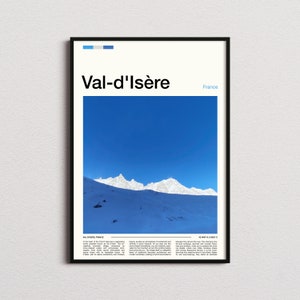 Val-d’Isère Druck, Val-d’Isère Poster, Val-d’Isère Wandkunst, Val-d’Isère Kunstdruck, Val-d’Isère Foto, Wintersportort Drucken, Ski fahren
