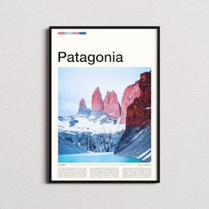 Patagonien Print, Patagonien Poster, Patagonien Wandkunst, Patagonien Kunstdruck, Patagonien Foto