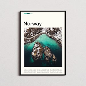 Norway Print, Norway Poster, Norway Wall Art, Norway Art Print, Norway Photo