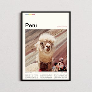Peru Print, Peru Poster, Peru Wandkunst, Peru Kunstdruck, Peru Foto