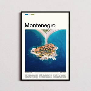 Montenegro Print, Montenegro Poster, Montenegro Wall Art, Montenegro Art Print, Montenegro Gifts, Travel Poster, Traveler Gifts