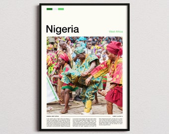 Nigeria Print, Nigeria Poster, Nigeria Wall Art, Nigeria Art Print, Nigeria Photo