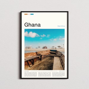 Ghana Print, Ghana Poster, Ghana Wall Art, Ghana Art Print, Ghana Photo, Travel Poster, Traveler Christmas Gift