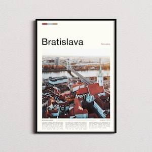 Bratislava Print, Bratislava Poster, Bratislava Wall Art, Slovakia Art Print, Bratislava Photo