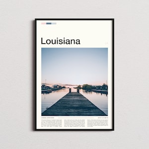 Louisiana Print, Louisiana Poster, Louisiana Wall Art, Louisiana Art Print, Louisiana Photo