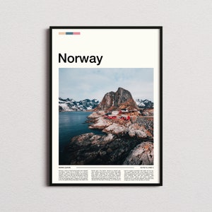 Norway Print, Norway Poster, Norway Wall Art, Norway Art Print, Norway Photo