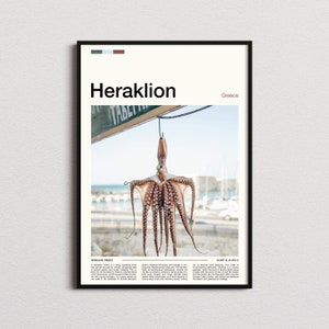 Heraklion Print, Heraklion Poster, Heraklion Wall Art, Greece Art Print, Heraklion Photo, Heraklion Gifts