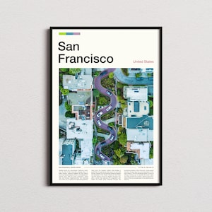 San Francisco Print, San Francisco Poster, San Francisco Wall Art, California Art Print, San Francisco Photo